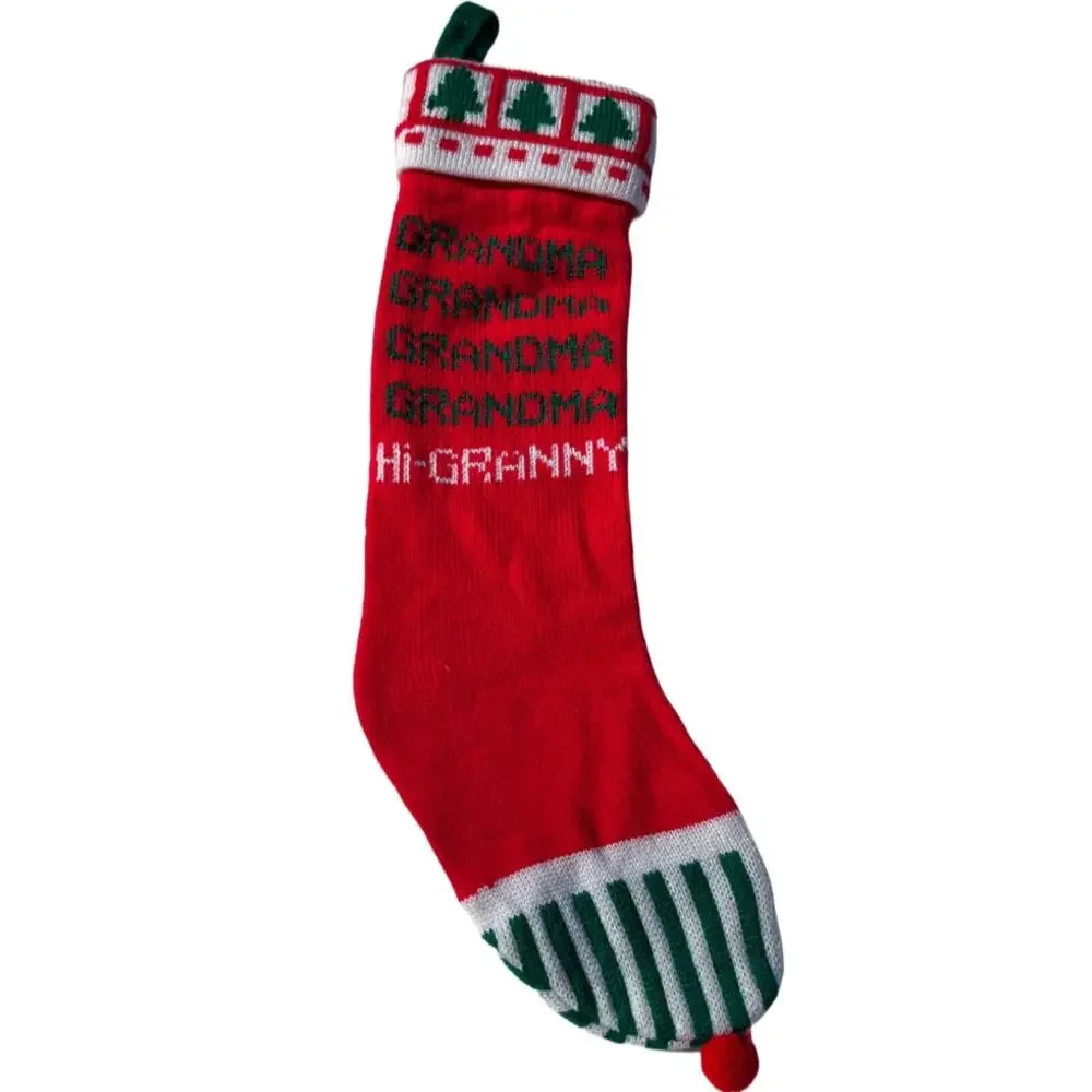 Grandma Christmas Stocking Kurt S Adler Vintage 21